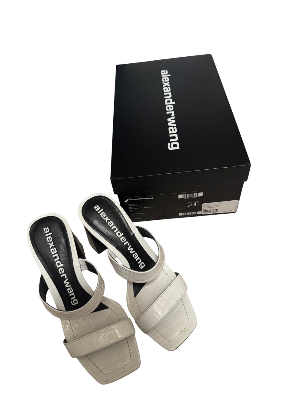 Alexander Wang Hayden Block Heel Slides